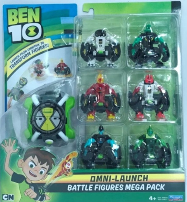 Ben 10 Набор Омнизапуск МЕГАПАК (часы и 6 фигурок) 76811