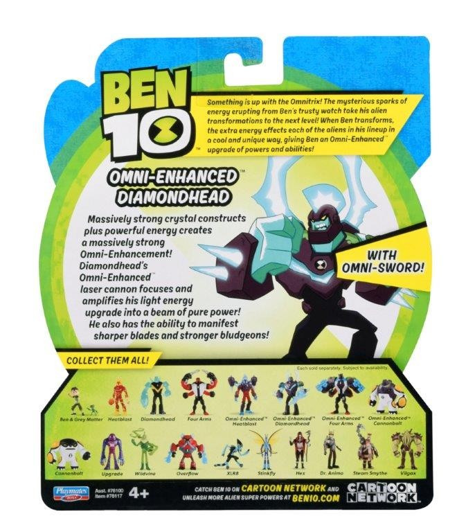 Ben 10 Фигурка 12.5 см, Алмаз (омни-усиленный) 76117
