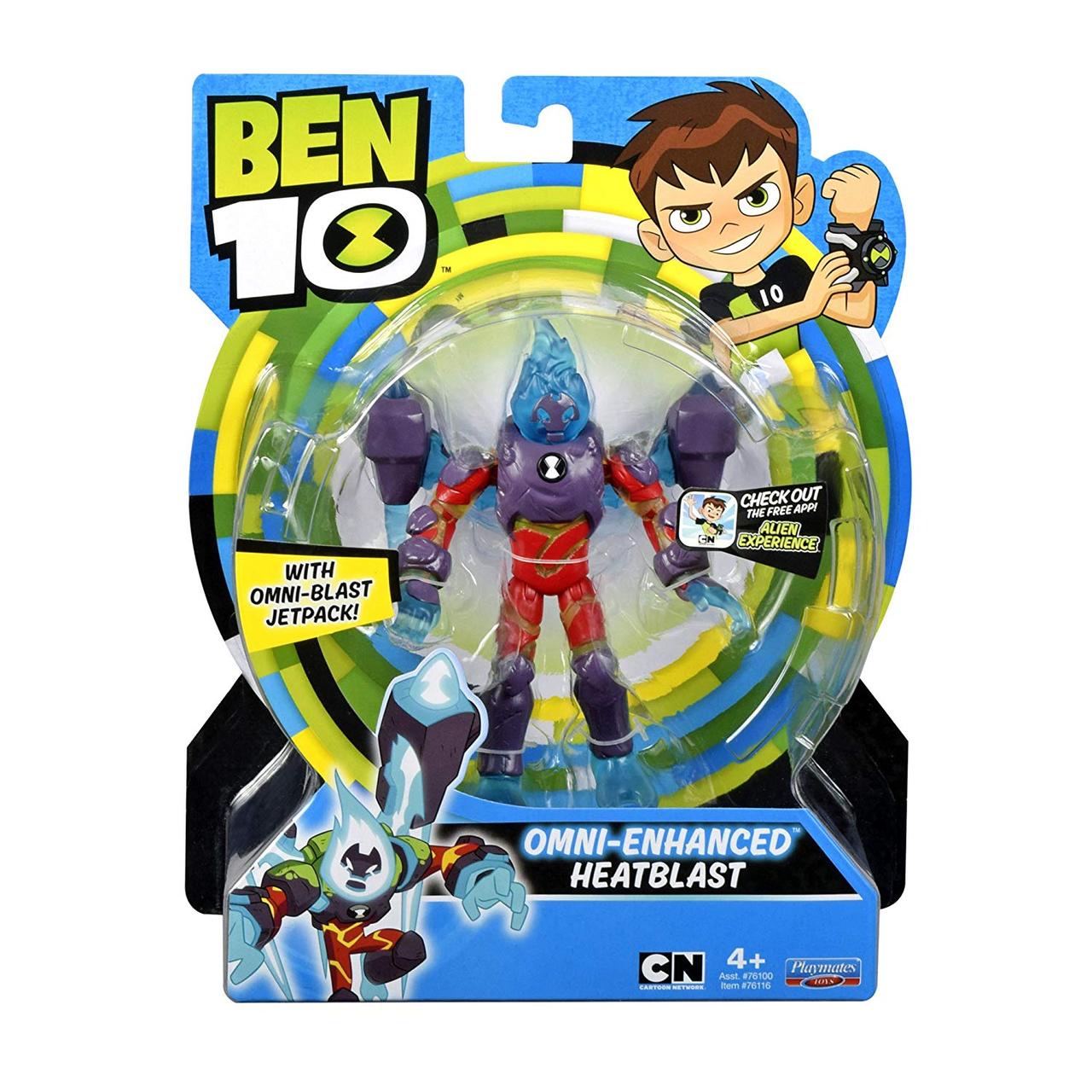 Ben 10 Фигурка 12.5 см, Человек-огонь (омни-усиленный) 76116