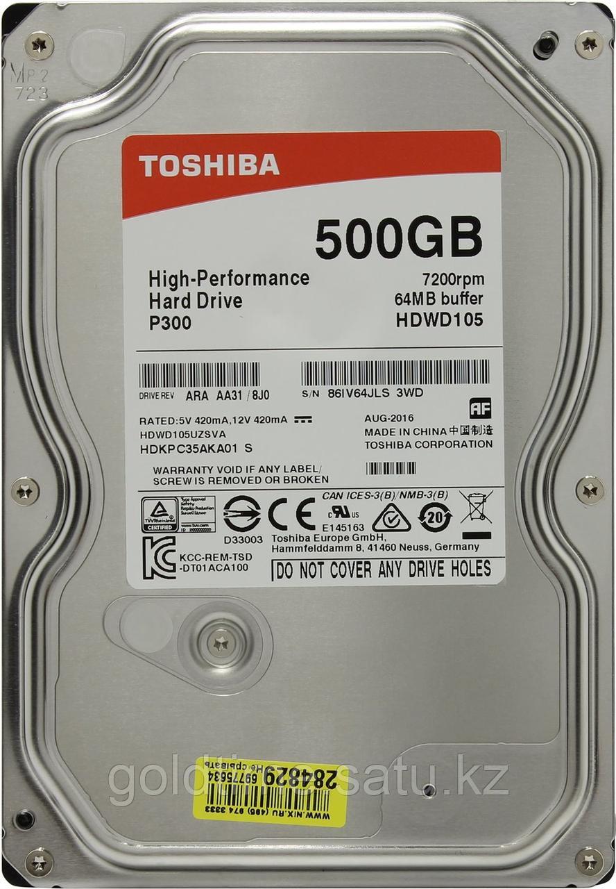 Жесткий диск Toshiba P300 500 Гб HDWD105EZSTA SATA