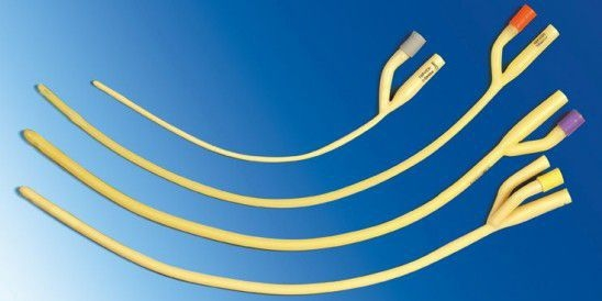 Катетер Фолея 2-х ходовой №6,8,10,12,14,16,18,20,22,24