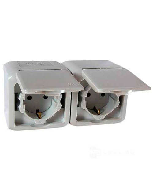 Legrand 782353 Розетка 2X2К+З шт IP44 СЕР