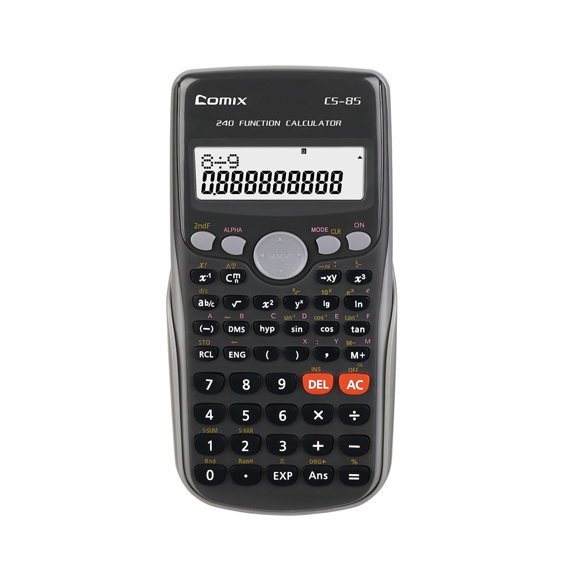Калькулятор инженерный Comix CS-85 10+2 разряд. Чёрный