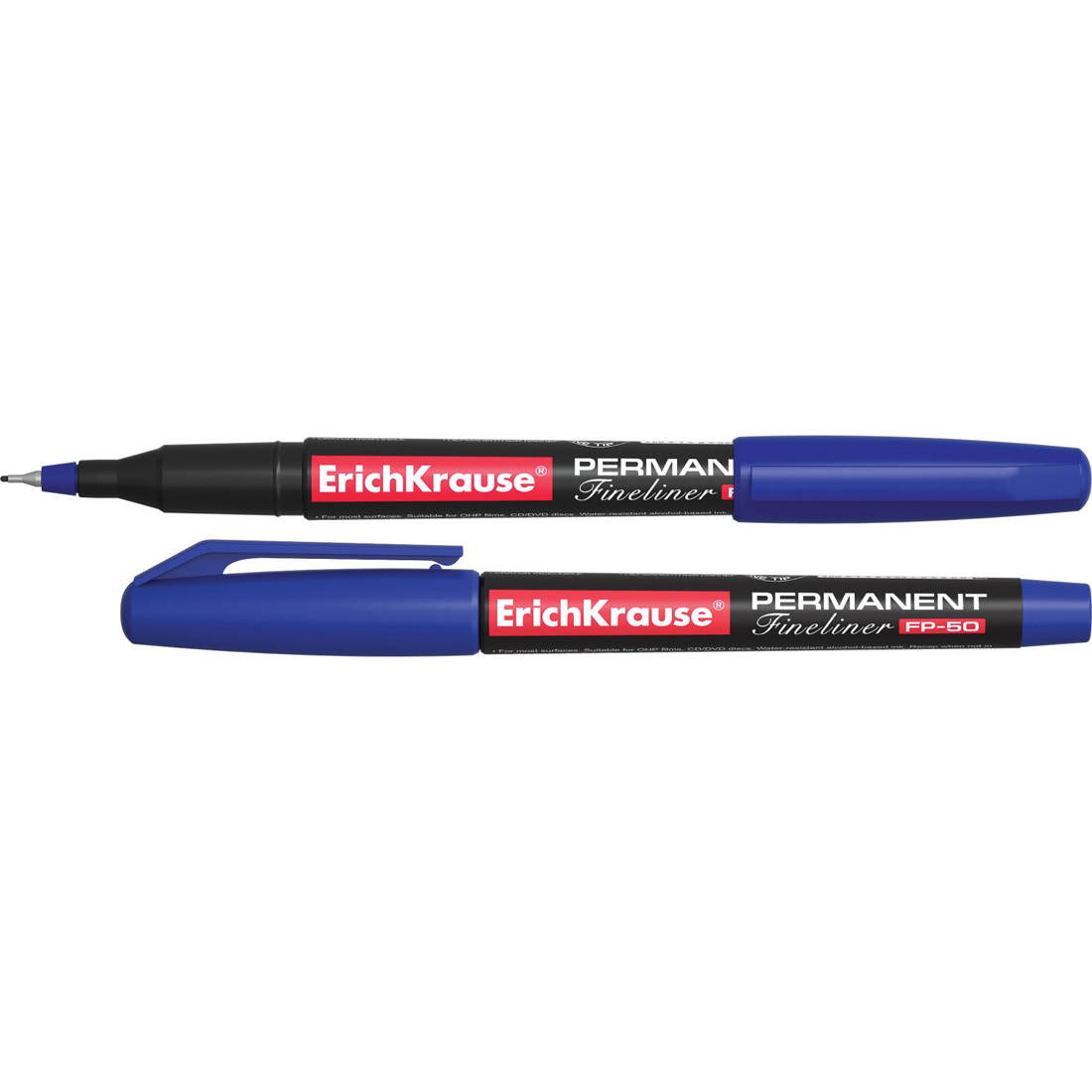 Перманентный лайнер ErichKrause® 37069 FP-50 цвет чернил синий (упак./12 шт.)