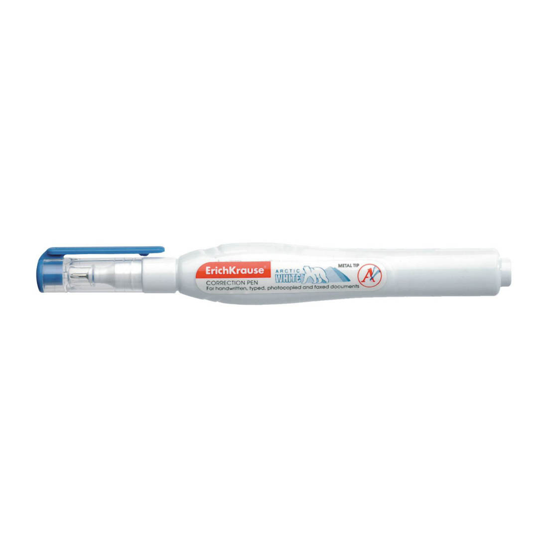 Ручка-корректор ErichKrause® 781 Arctic white 10мл (в пластиковой коробке по 12 шт.)
