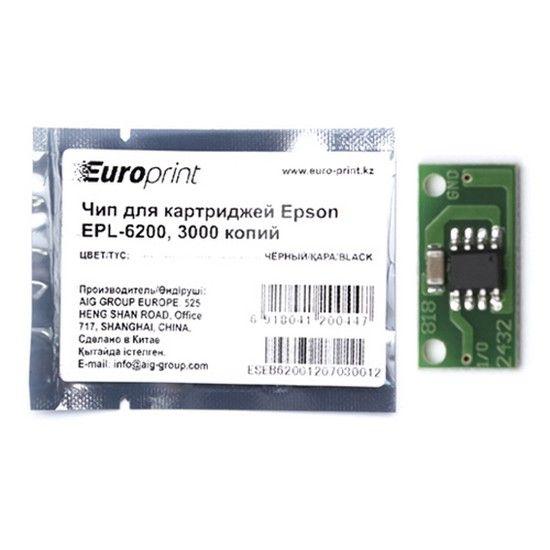 Чип Europrint Для картриджей Epson EPL-6200 3000 страниц.