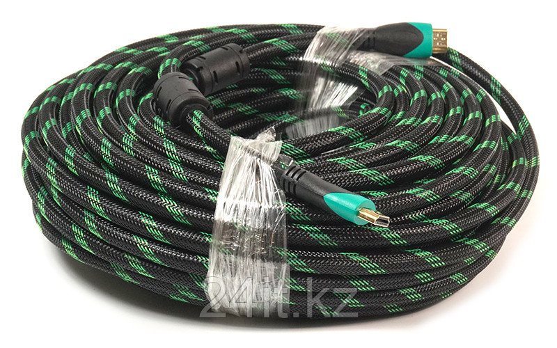 Видeo кабель PowerPlant HDMI - HDMI, 30m, позолоченные коннекторы, 2.0V, Double ferrites, Highspeed