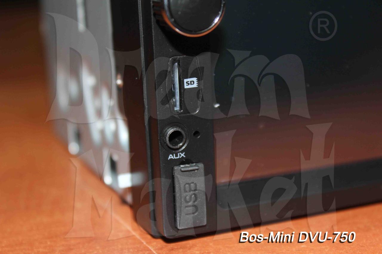 Автомагнитола Bos-Mini DVU-750, 2DIN, USB, AUX, MP3, Bluetooth, камера в подарок - фото 3 - id-p56711995