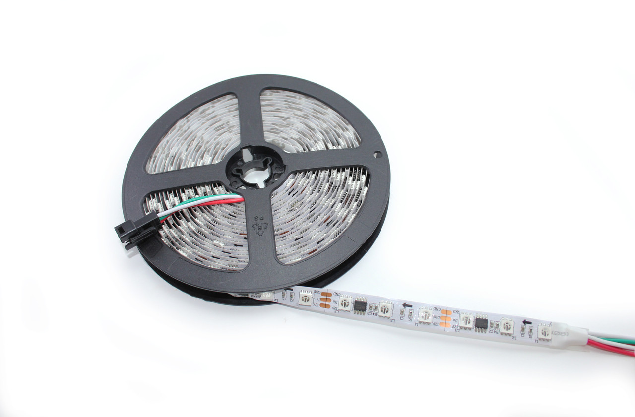 Лента светодиодная VIDEO 5050 60/м 12мм, 12V, 19.2 W, 2x5м, RGBV-IC IP20 (кратно 10)