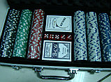 Покерный набор 300 фишек в алюминиевом кейсе, фото 4