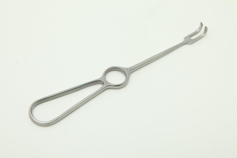 Крючок хирургический двухзубый острый (К-24) - фото 1 - id-p5576388