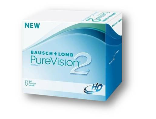 Линзы PureVision 2 - 2шт (1 пара)
