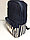 Джинсовый рюкзак для девушек. Высота 42 см, ширина  27 см, глубина 17 см., фото 3
