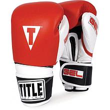 Боксерские перчатки TITLE GEL Intense (GIBSG, красные)