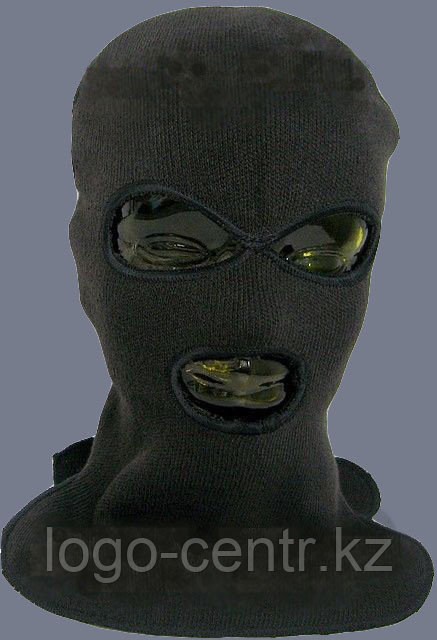 Шапка с прорезью, вязаная