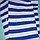 Гольфы выше колена полосатые 70 см сине-белые, фото 4