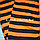 Гольфы выше колена полосатые 70 см черно-оранжевые, фото 4