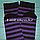 Гольфы выше колена полосатые 70 см черно-фиолетовые, фото 3