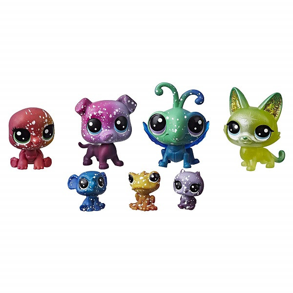 Набор игрушек Hasbro LPS 7 космических ПЕТА