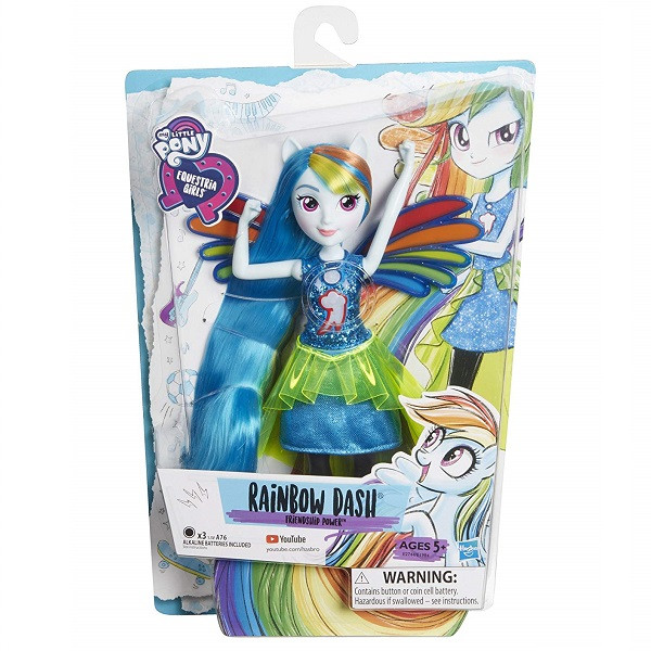 Hasbro Equestria Girls E1984/E2744 Кукла интерактивная "Рейнбоу" Equestria Girls