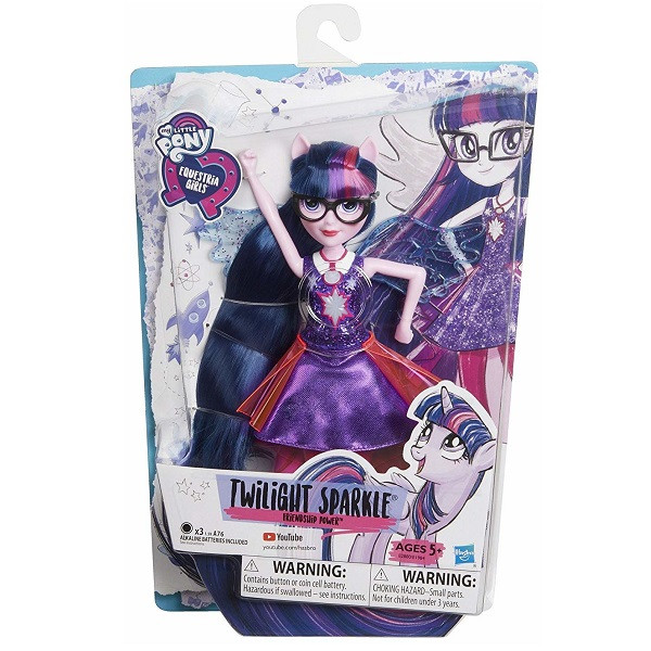 Hasbro Equestria Girls E1984/E2880 Кукла интерактивная "Спаркл" Equestria Girls