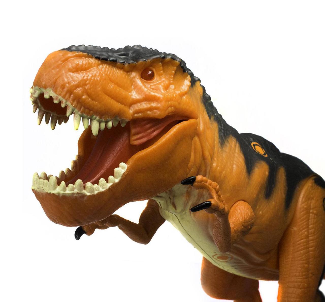 80089 Интерактивная игрушка Dragon-i Тираннозавр сенсорный свет, звук, режим ходьбы