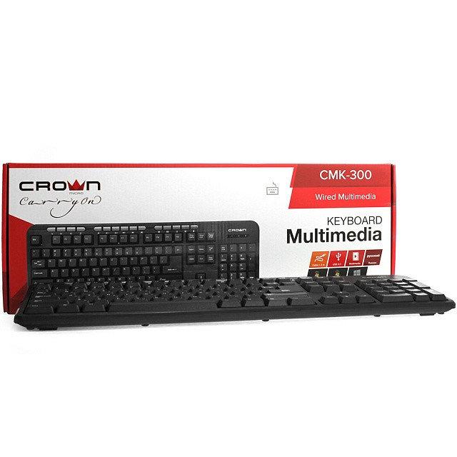 Клавиатура проводная USB-CMK-300 CROWN MICRO
