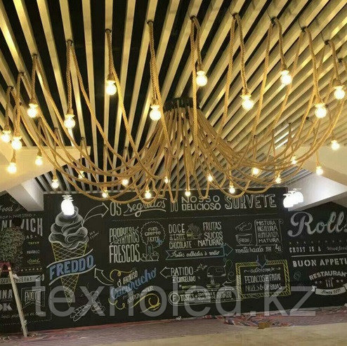 Люстра Spider with rope 8 патронов