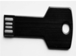 USB Накопитель Металлический в Форме Ключика 8GB, Черный
