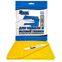 Салфетки из микрофибры  DORA  "Для мебели и бытовой техники"