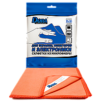 Салфетки из микрофибры  DORA  "Для экранов , мониторов и электротехники"