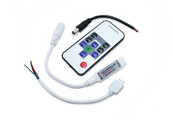 RGB MINI контроллер c пультом 72W12V-M3Q-RF10