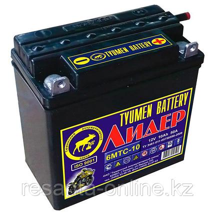 Аккумуляторная батарея Tyumen Battery Лидер 12В 9-10Ач, фото 2