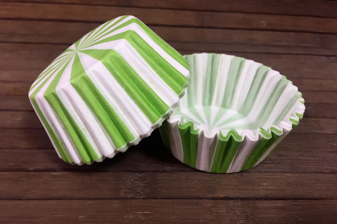 Капсулы для выпечки «Бело-зеленые», фото 1