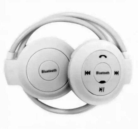 Наушники беспроводные Bluetooth с MP3-плеером Mini-503TF для занятия спортом (Белый) - фото 1 - id-p56885281