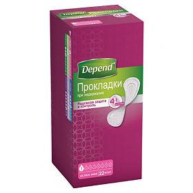 Урологические прок.женские Depend Ultra Mini Liner 22*6