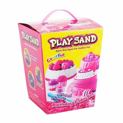 Кинетический песок Play Sand Birthday Cake Set, фото 2