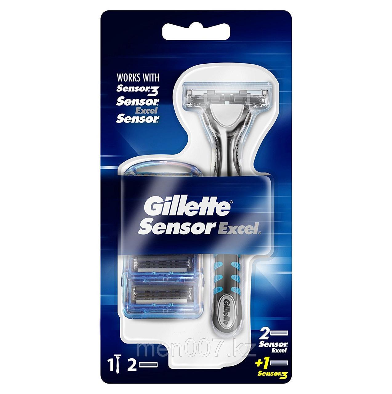 Gillette Sensor Excel с 2 дополнительными кассетами