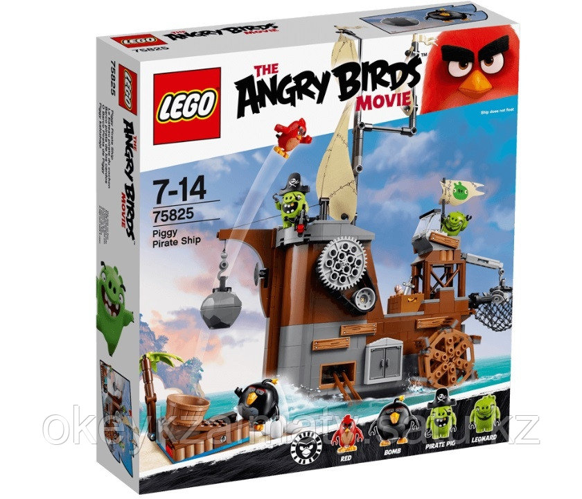LEGO Angry Birds: Пиратский корабль свинок 75825