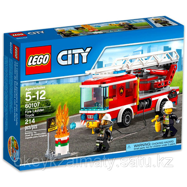 LEGO City: Пожарный автомобиль с лестницей 60107