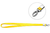 Шнурок для бейджа желтого цвета 10 мм | Цвет - желтый