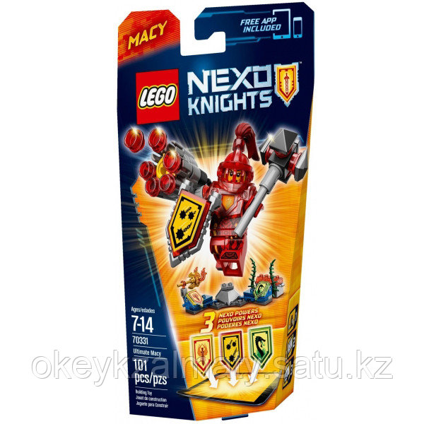 LEGO Nexo Knights: Мэйси – Абсолютная сила 70331