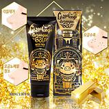 ELIZAVECCA Hell-Pore Longolongo Gronique Gold Mask Pack Золотая плёночная маска для лица с коллоидным золотом, фото 2