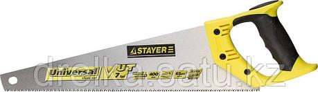 Ножовка универсальная (пила) STAYER Universal 400 мм, 7 TPI, закаленный зуб, рез вдоль и поперек волокон, фото 2