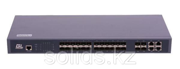 Управляемый коммутатор L2 GIGALINK 24 SFP 1000Mb/s портов, 4 Combo TX/SFP 1000Mb/s, 1 Console. 1U, шт