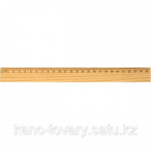Линейка деревянная 25 сантиметров - фото 1 - id-p56966159