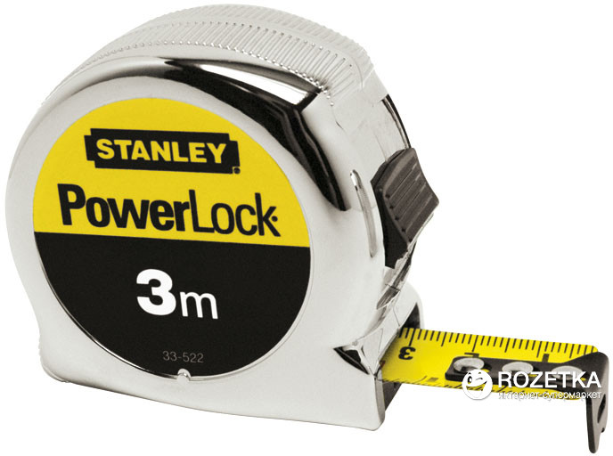 STANLEY, 0-33-522, РУЛЕТКА ИЗМЕРИТЕЛЬНАЯ "MICRO POWERLOCK" 3М X 19MM - фото 1 - id-p56980479