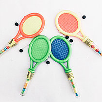 Сахарное драже "Канди Клаб" в тубе с игрушкой (Теннисная ракетка) 3 гр (30 шт в упаковке)