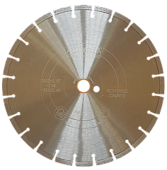 Сегментный алмазный диск по железобетону 250 мм ALEXDIA