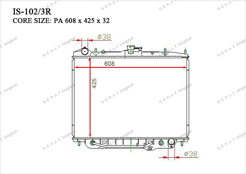 Радиатор основной 8972095530